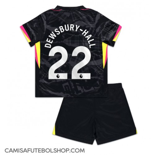 Camisa de time de futebol Chelsea Kiernan Dewsbury-Hall #22 Replicas 3º Equipamento Infantil 2024-25 Manga Curta (+ Calças curtas)